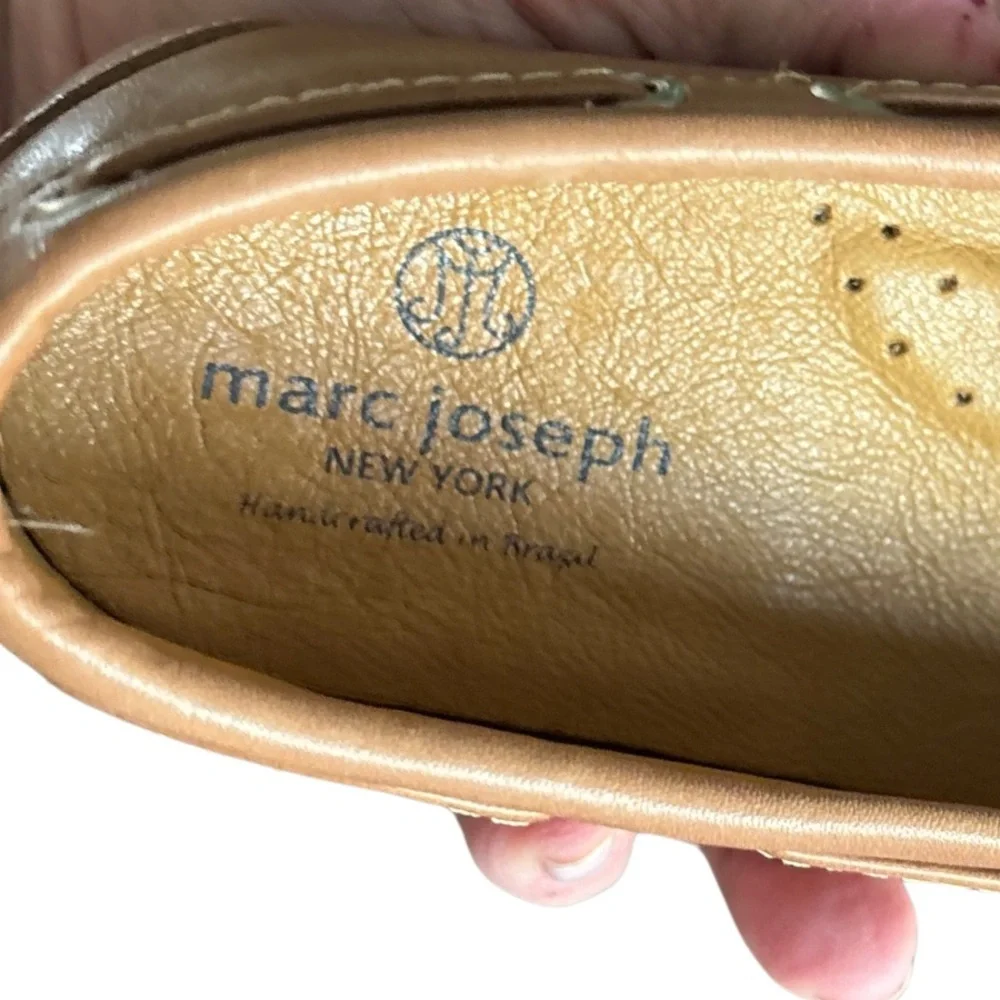 Marc Joseph New York Men’s Leather Driving Loafers Tan | Size 9 | Made in Brazil